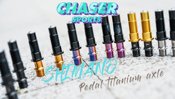 Chaser-Sports’s Lightweight titanium pedals axle for Shimano