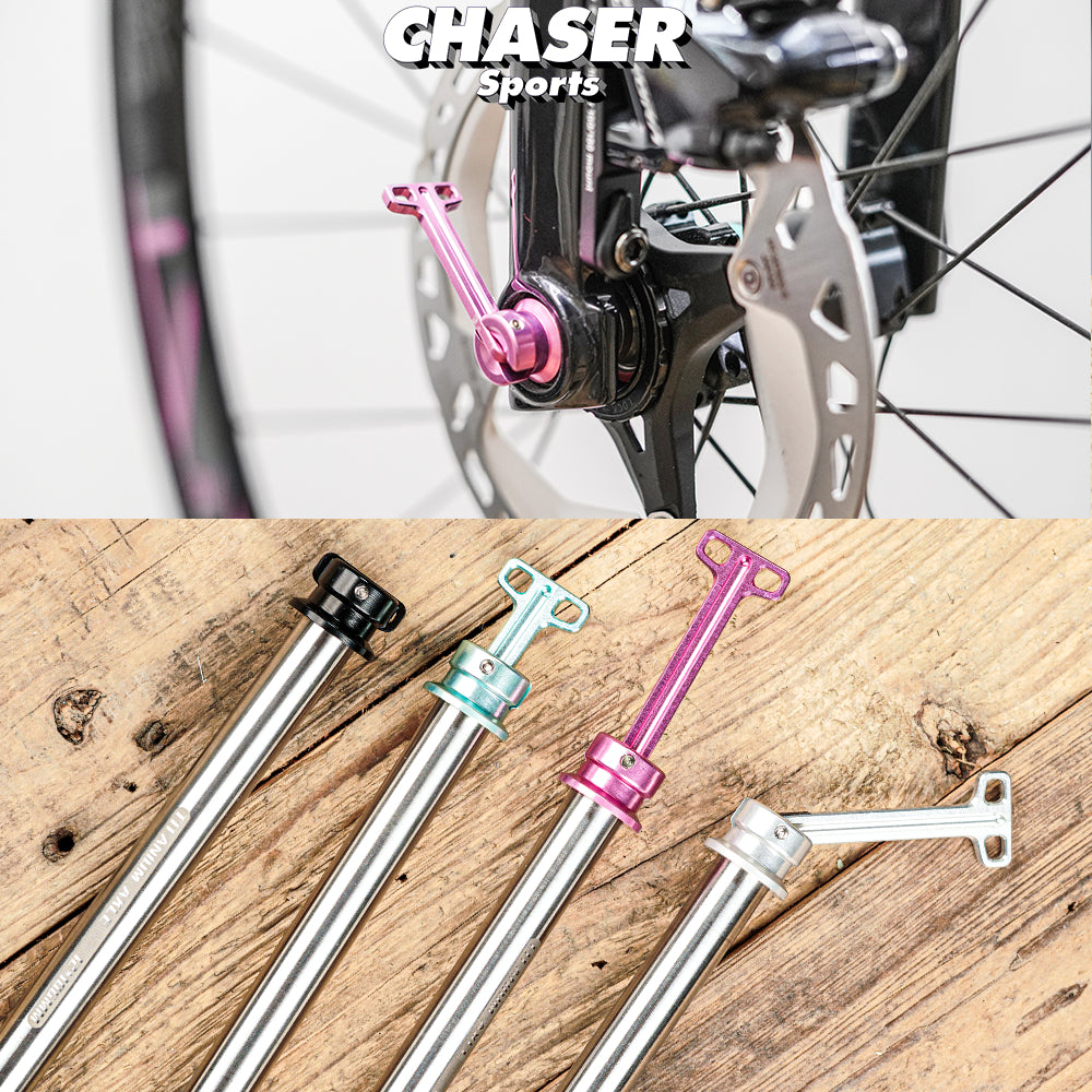 Titanium Generic Thru Axle for Roadbike Disc Brake  /adjustable length size