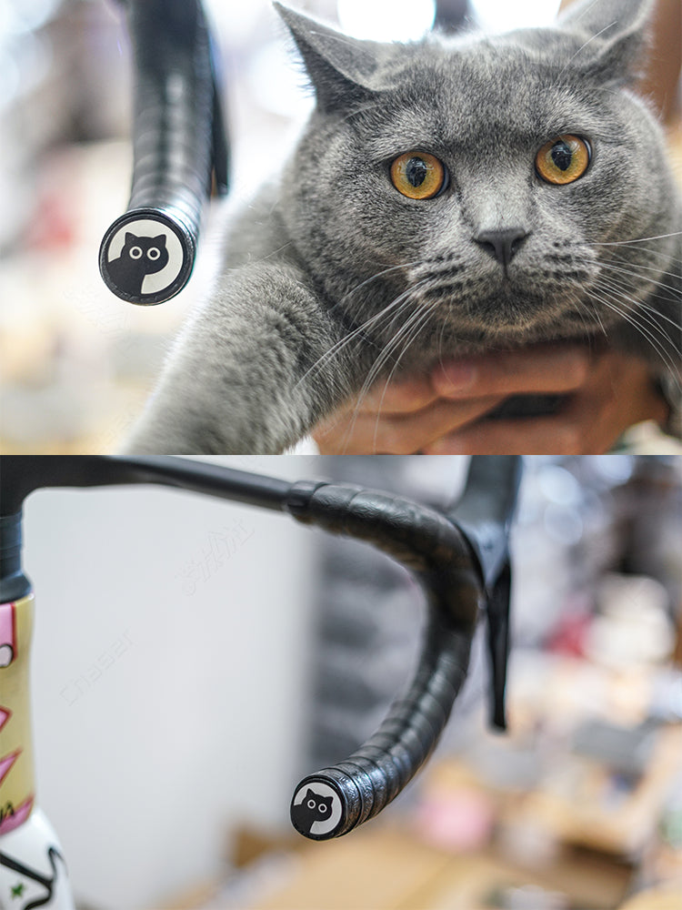 Bike Handlebar Grips Caps by aluminum alloy
