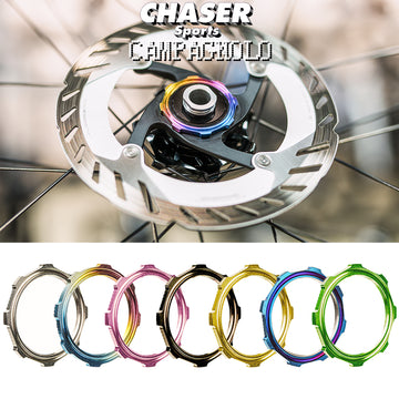 Titanium Campy Centerlock Ring for BORA Ultra WTO Fulcrum Hyperon Shamal Wheelset