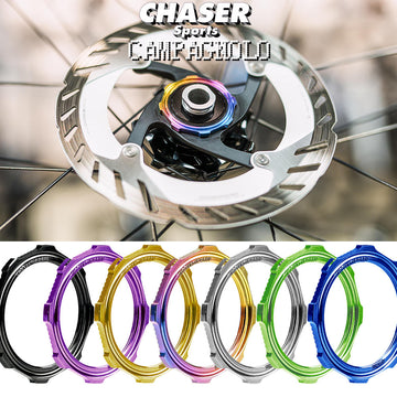 Titanium Campy Centerlock Ring for BORA Ultra WTO Fulcrum Hyperon Shamal Wheelset